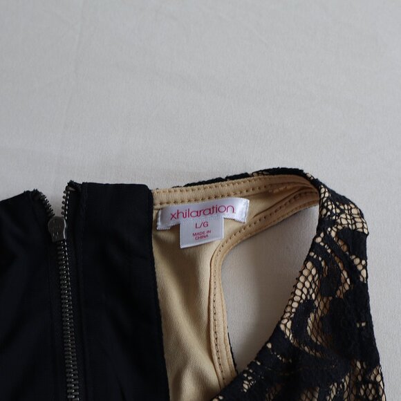 Target Xhilaration Black Lace High Low Dress - Picture 4 of 8